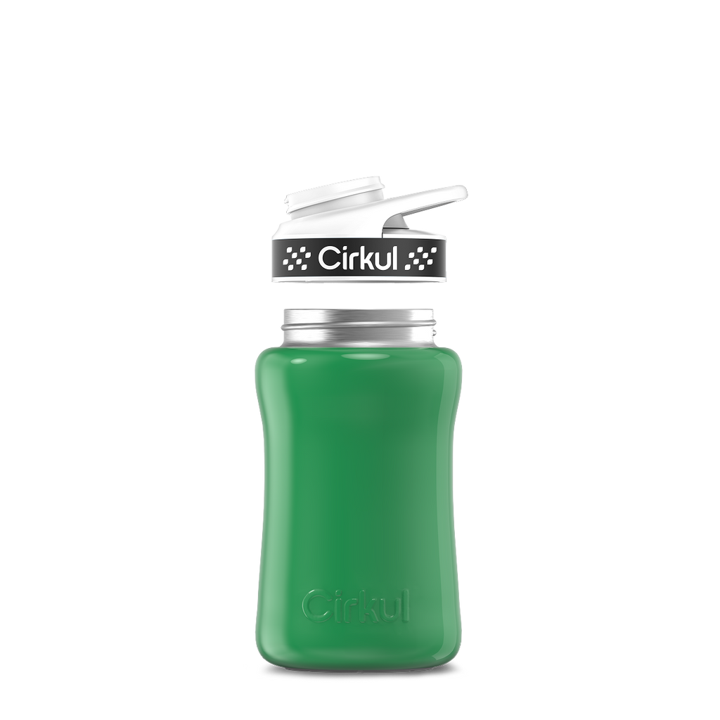 12oz. Stainless Steel Bottle & Comfort Grip Lid